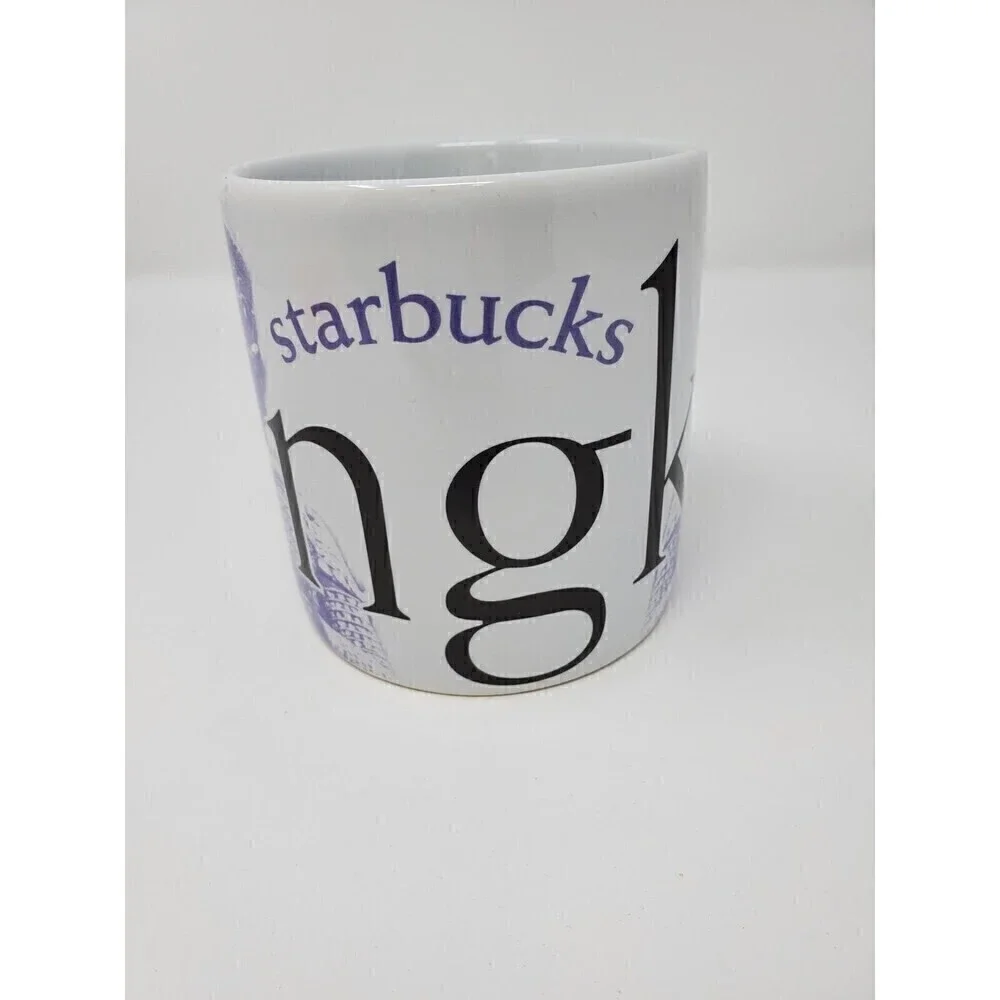 STARBUCKS VINTAGE CITY MUG COLLECTOR'S SERIES BANGKOK LARGE 2001